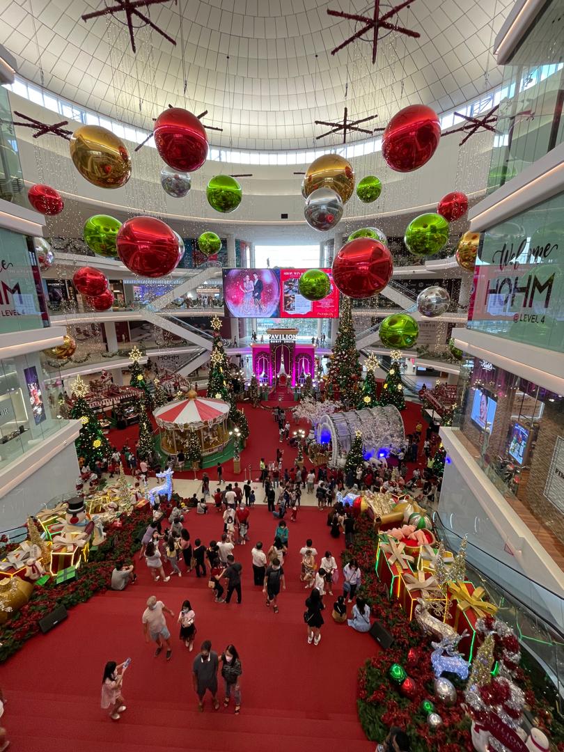 クリスマスショッピングモール in Malaysia