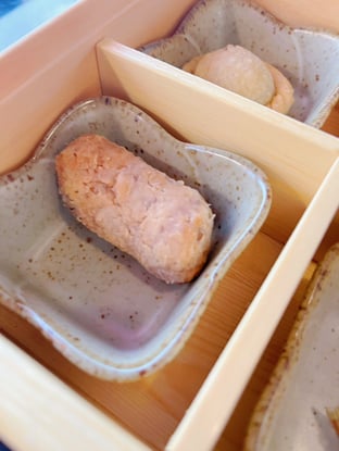 タロいものお菓子 九分