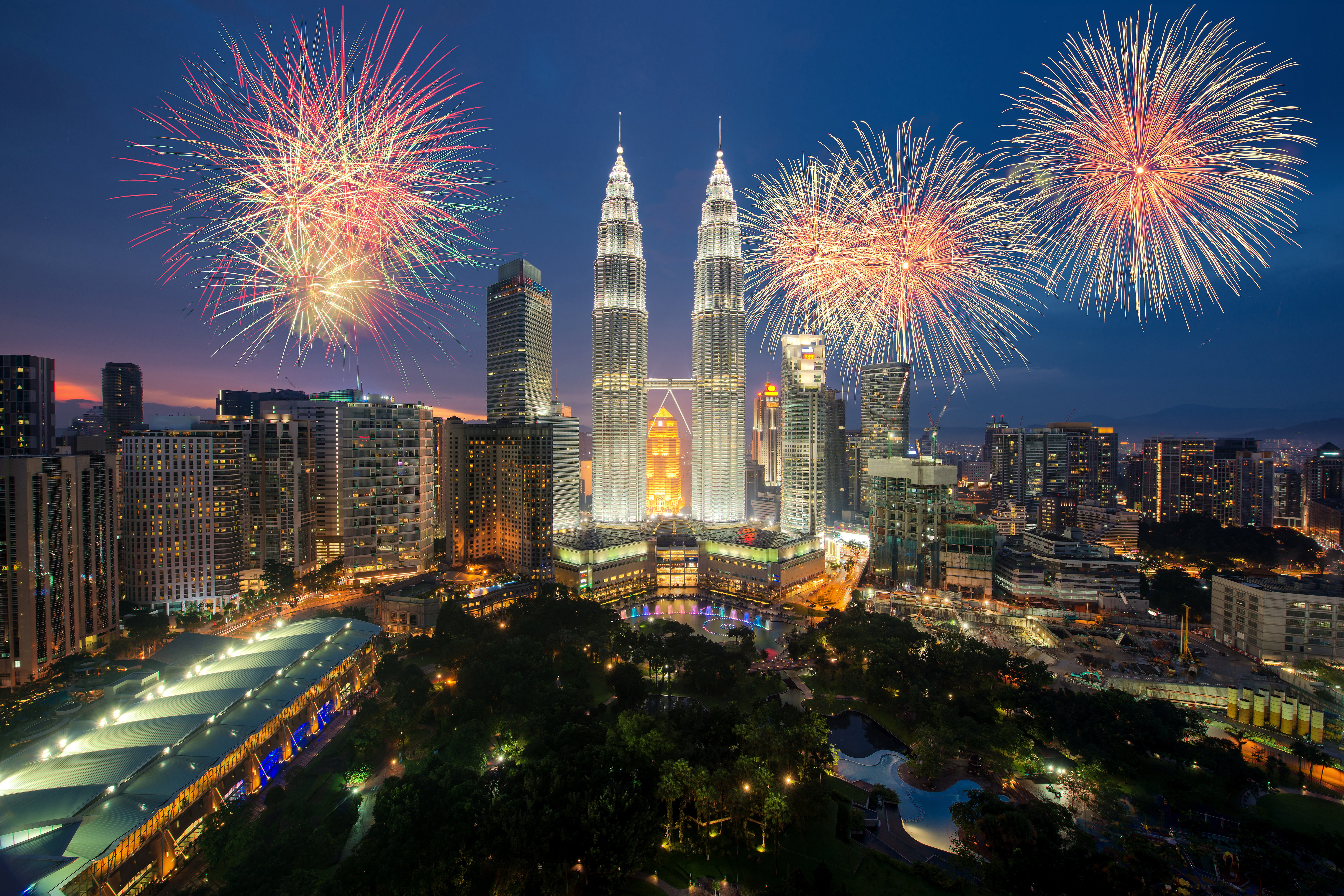 国家記念日、マルデカデー花火KLCC