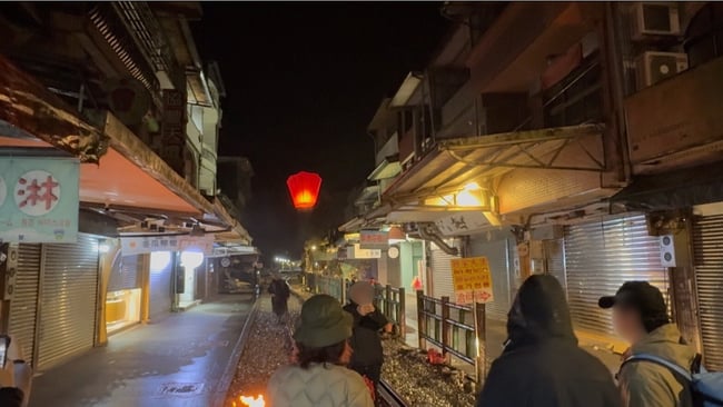 十分ランタン上け