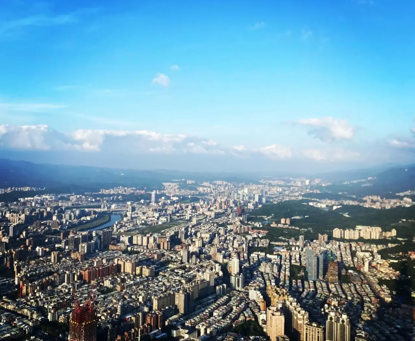 夕暮れと夜景