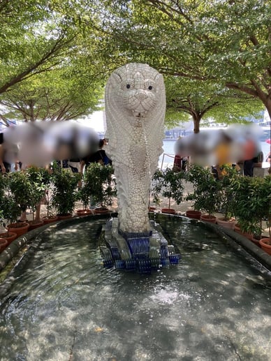 小さなマーライオン