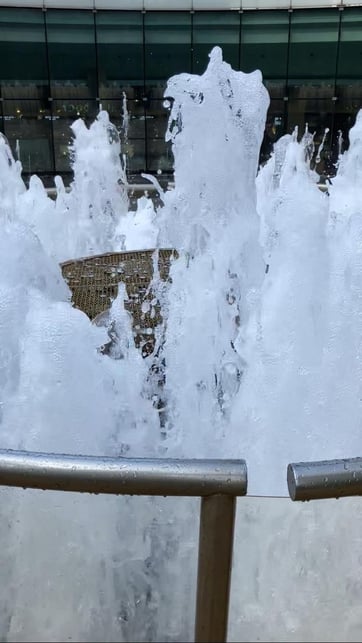 願いが叶うという富の噴水