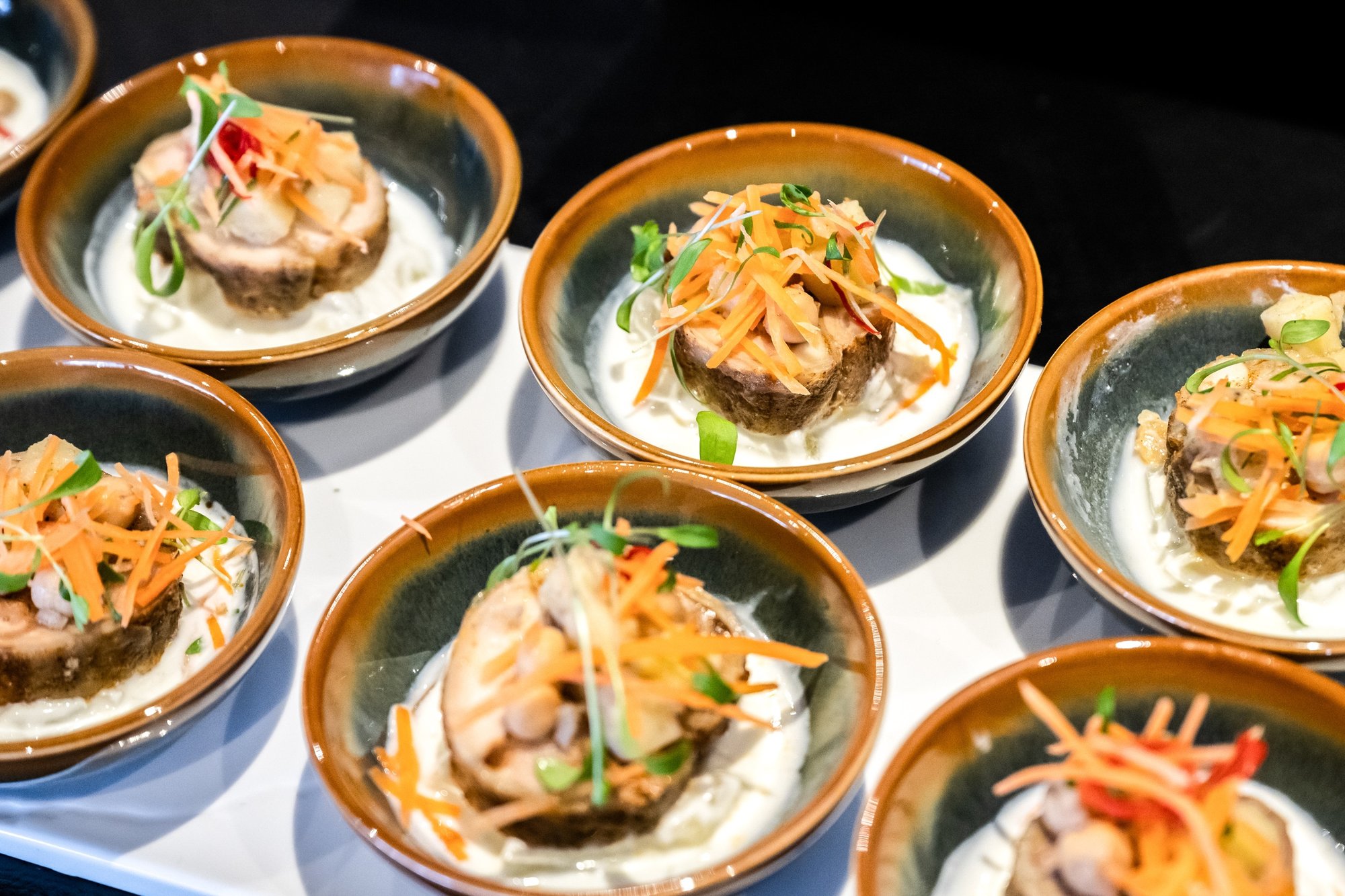 A tantalising menu is served at the suite