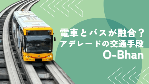 電車とバスが融合？アデレードの交通手段O-Bhan
