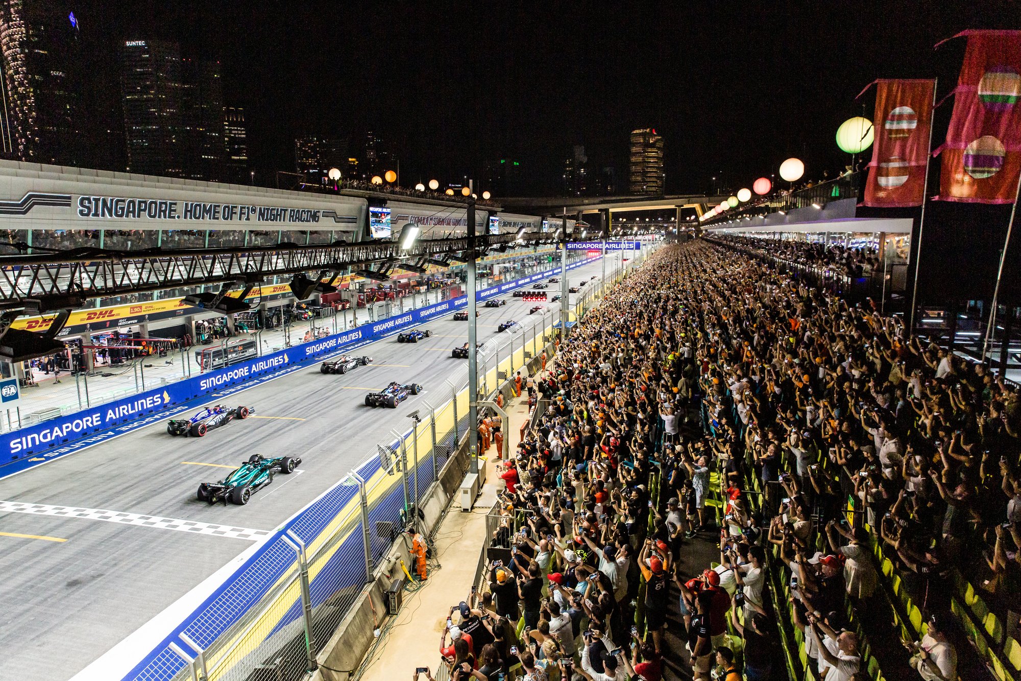 Elevate your race experience with the Super Pit Grandstand