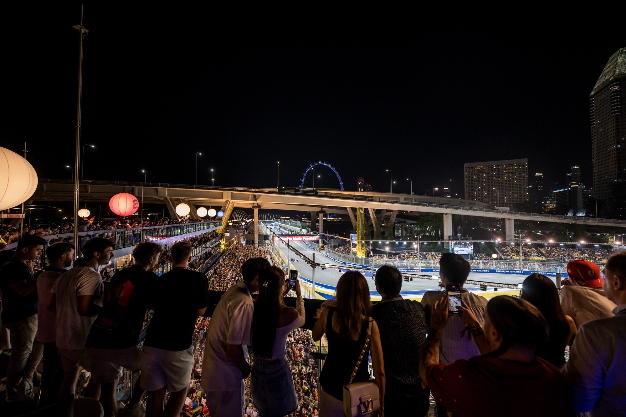 Enjoy amazing views of the race