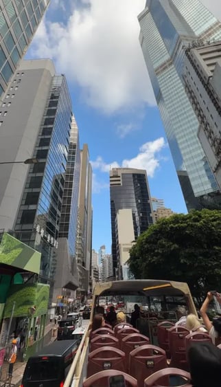 オープントップバス 香港