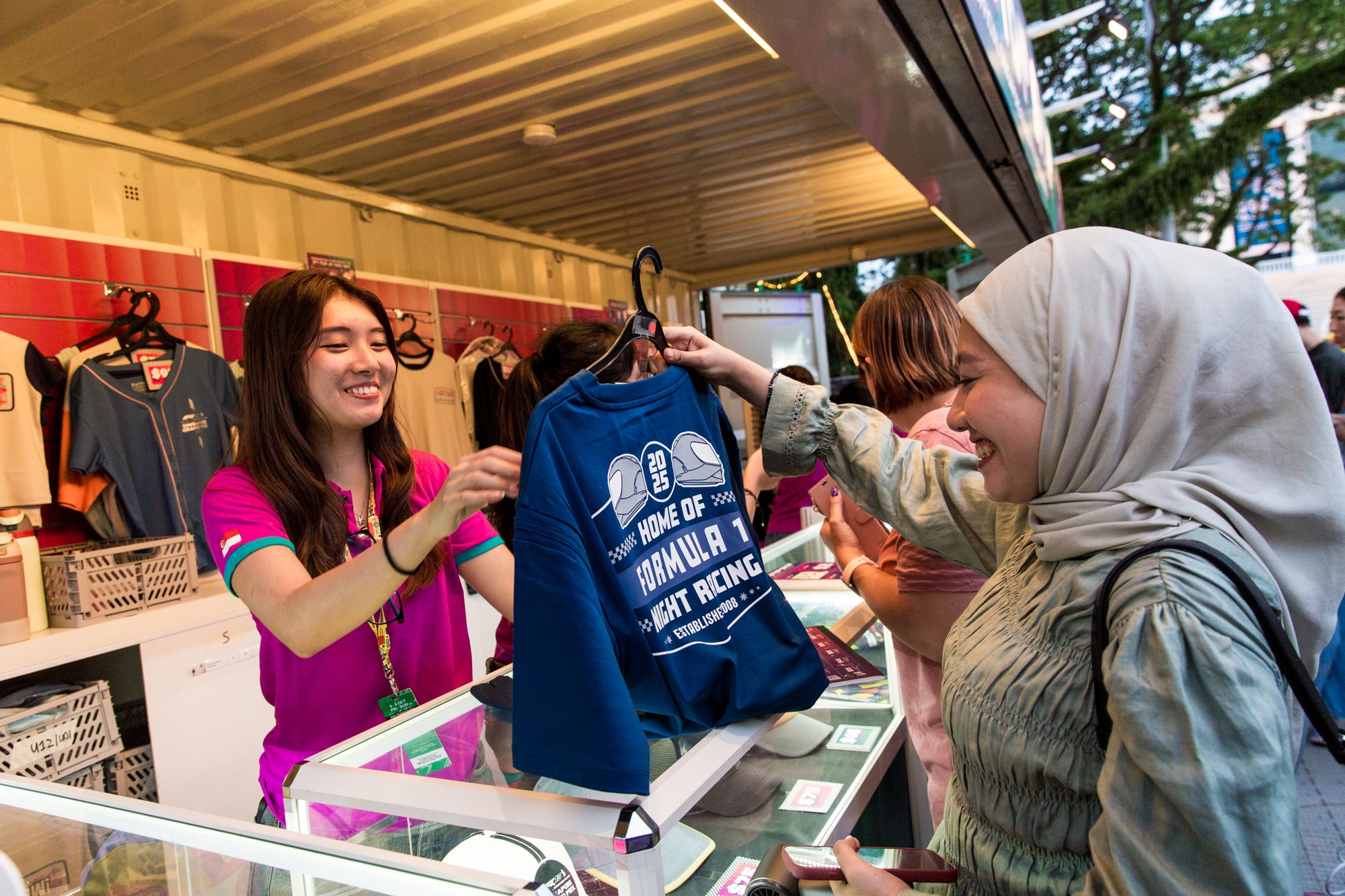 Merchandise_Shop for Singapore GP event merchandise
