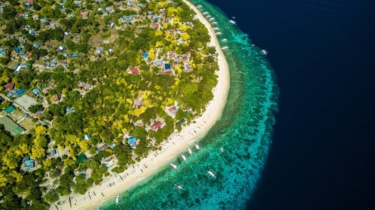 ボホール島の美しいビーチ