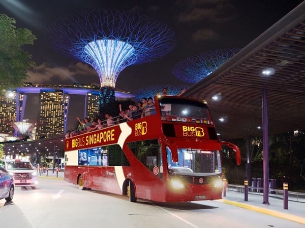 キラキラ夜景バス