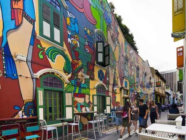 リトルインディア＋チャイナタウン＋カンポングラムを歩いて巡る EZリンクカード付