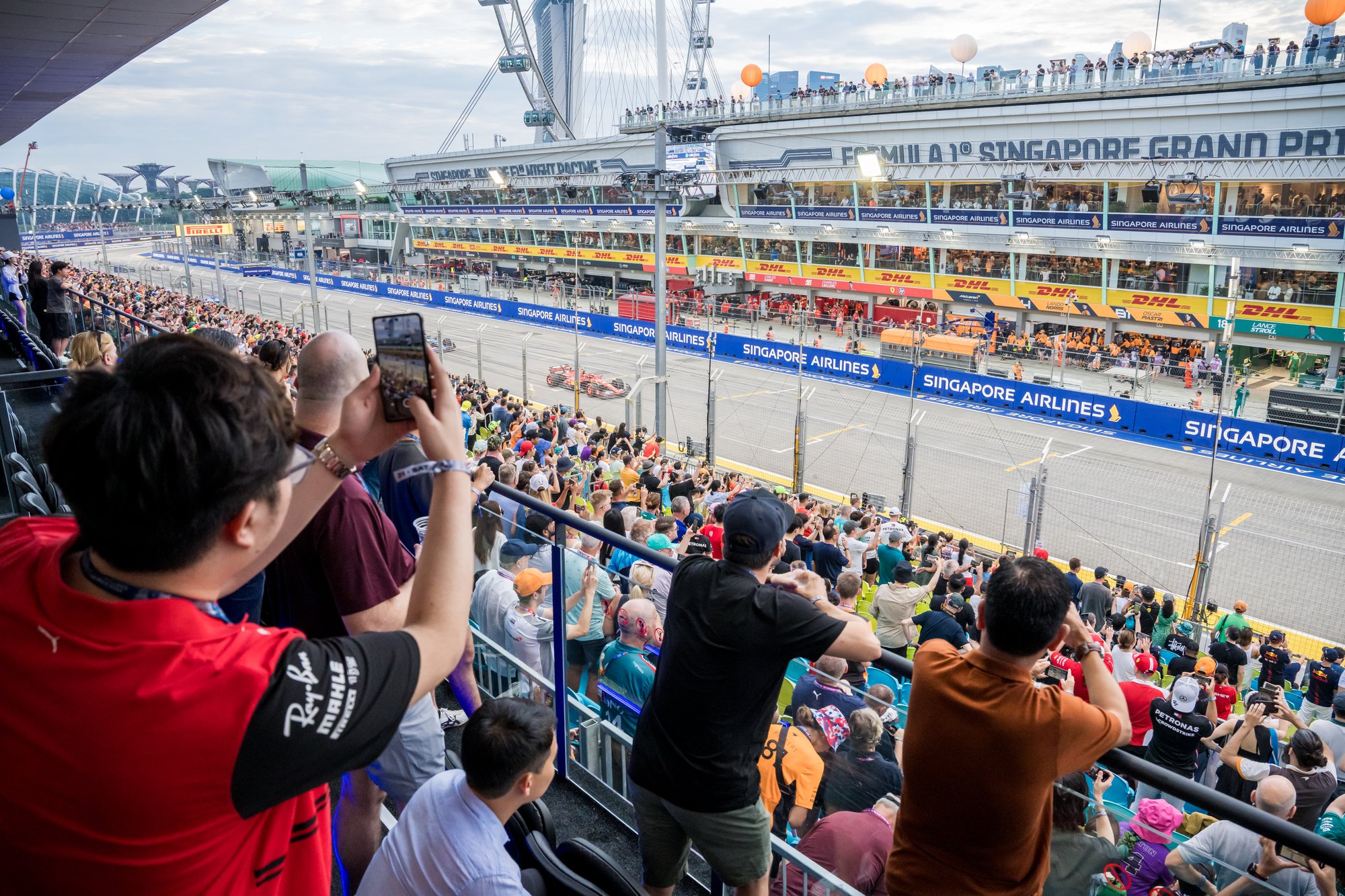 Soak in the exciting atmosphere of the Singapore Grand Prix