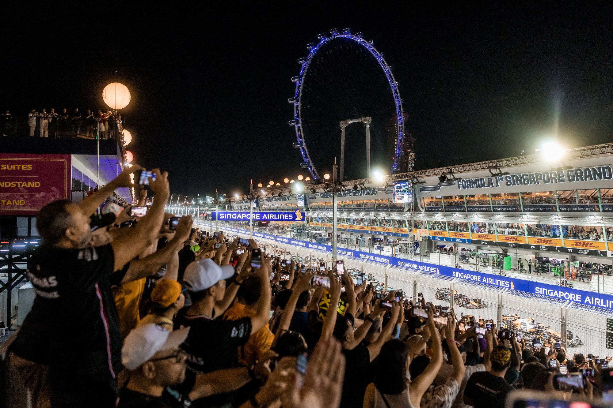 Super Pit Grandstand offers a fantastic view of the Pit Straight