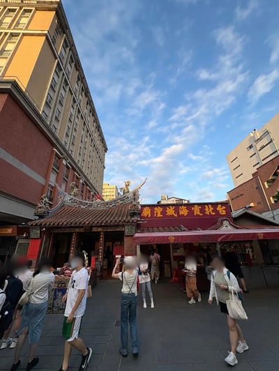 台北霞海城隍廟に祀られた縁結びの神様