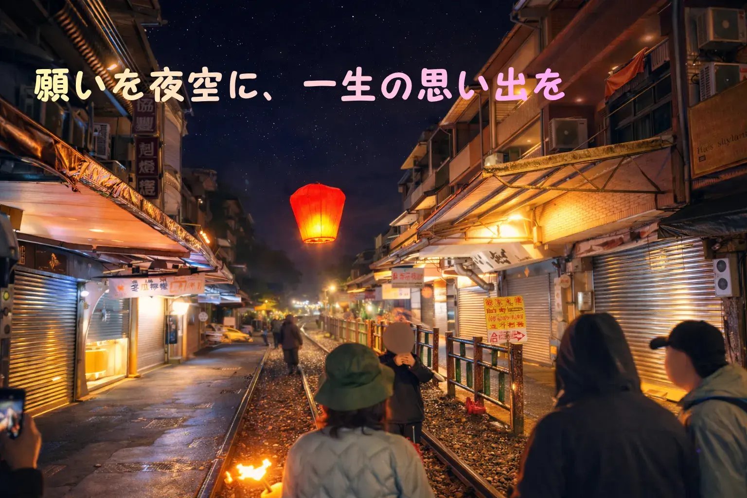 願いを夜空に、一生の思い出を TW