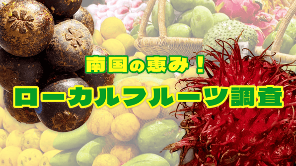 南国の恵み！ローカルフルーツ調査