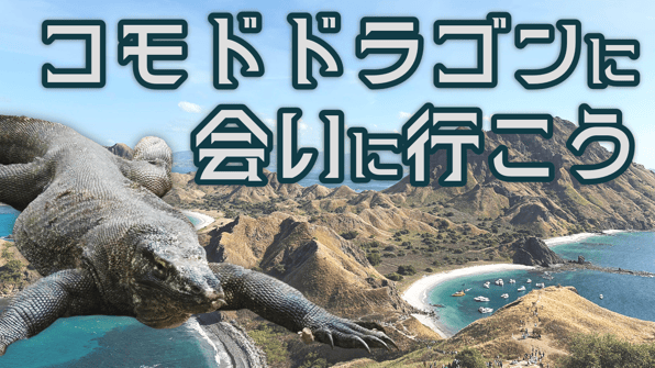 コモドドラゴンに会いに行こう