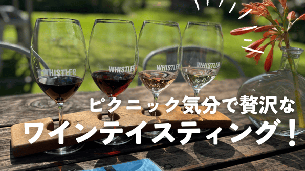 ピクニック気分でぜいたくなワインテイスティング！