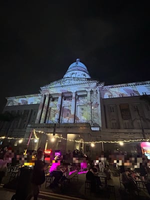 夜市のフードスタンド
