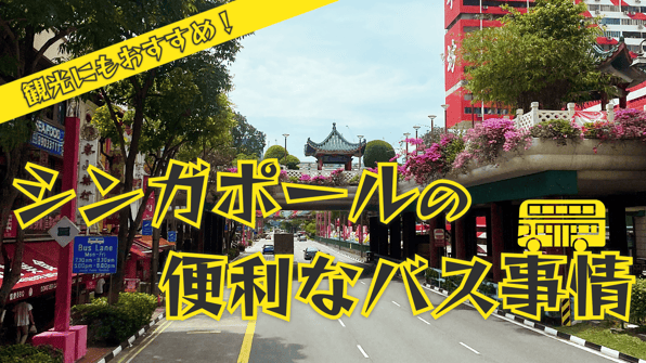 観光にもおすすめ！シンガポールの便利なバス事情