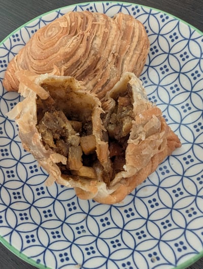 商品を半分に切ってみた様子