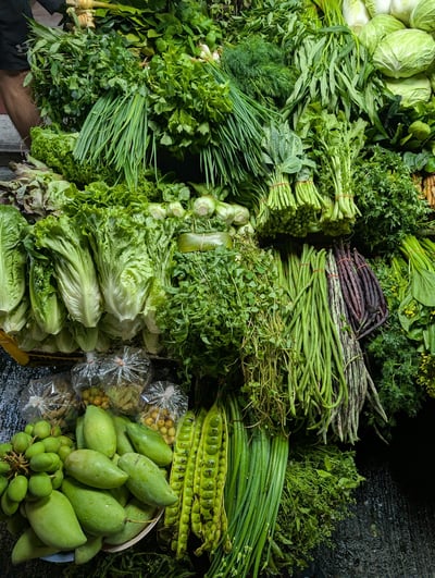 野菜の陳列