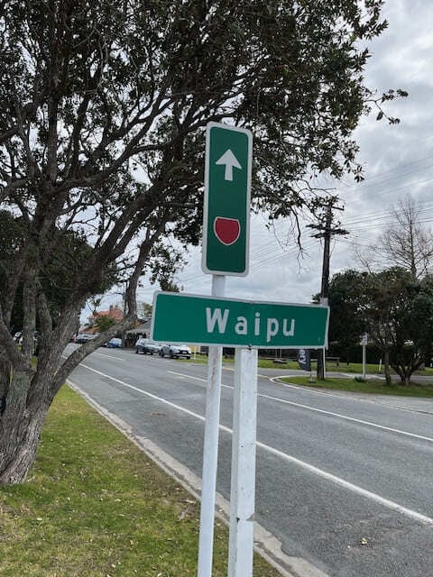 Waipuへ向かう道路