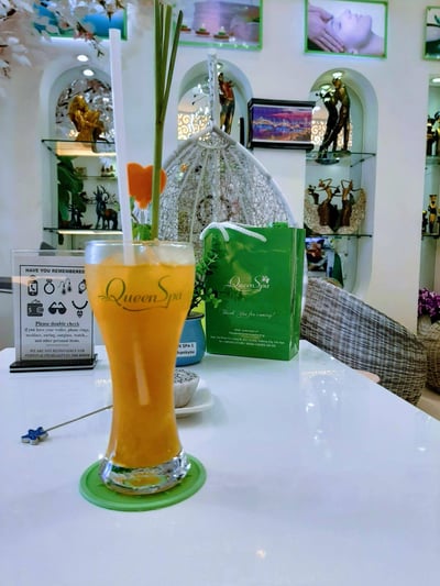 ドリンクとフルーツ