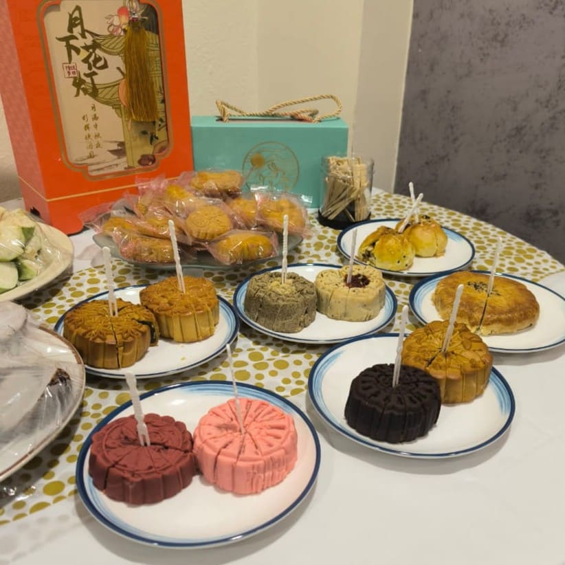 月餅パーティー