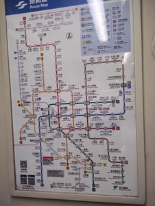 台湾地下鉄路線図