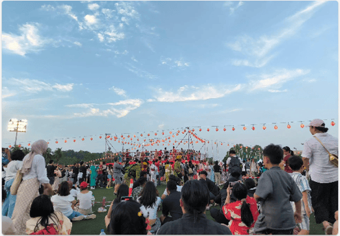 マレーシアの盆踊り大会