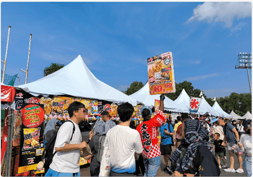 屋台エリア