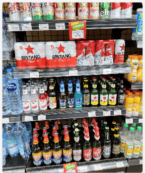 インドネシア産のビール