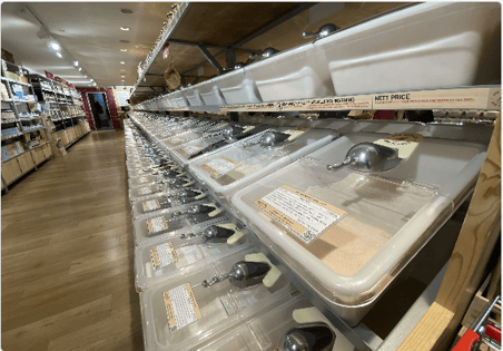 商品の陳列棚