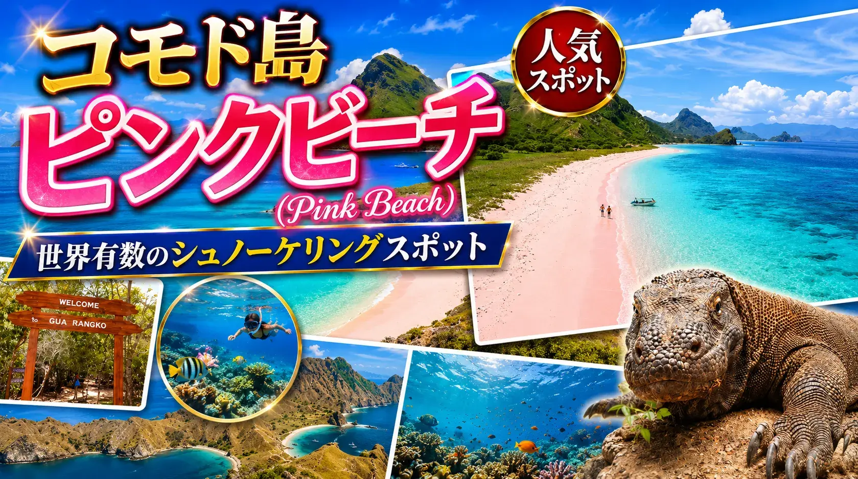 1日コモド国立公園ツアー