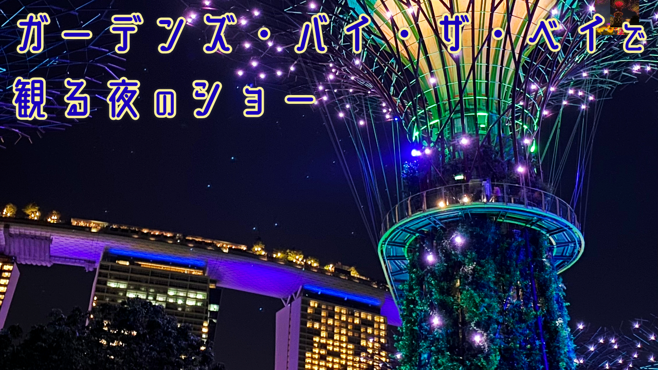ガーデンズ・バイ・ザ・ベイで観る夜のショー